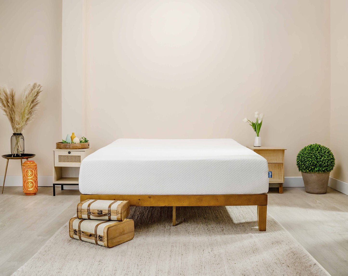 Sleeptone 12 inch Green Tea Cooling Memory Foam Mattress